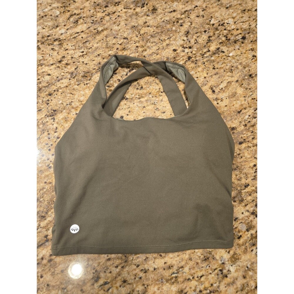 Senita Athletics Sierra Sports Bra Olive Green Size Small